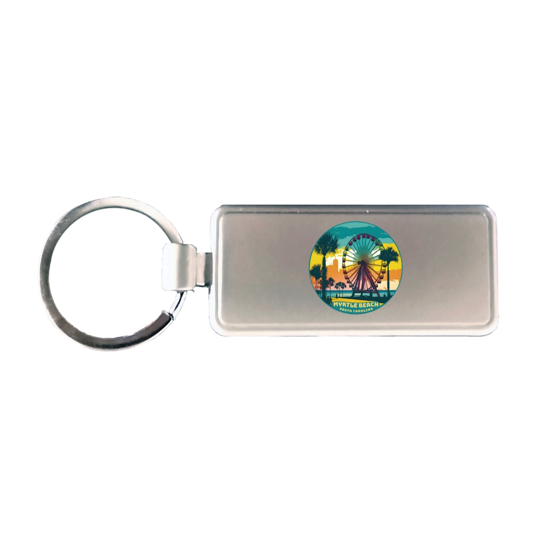 Myrtle Beach South Carolina Suovenir Metal Keyring Keychain Image 1