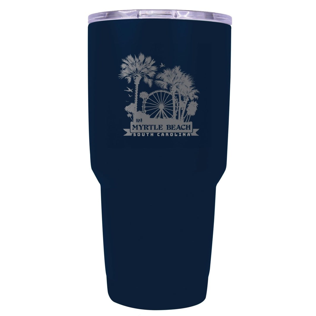 Myrtle Beach South Carolina Laser Etched Souvenir 24 oz Insulated Stainless Steel Tumbler Image 1