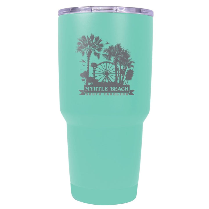 Myrtle Beach South Carolina Laser Etched Souvenir 24 oz Insulated Stainless Steel Tumbler Image 7