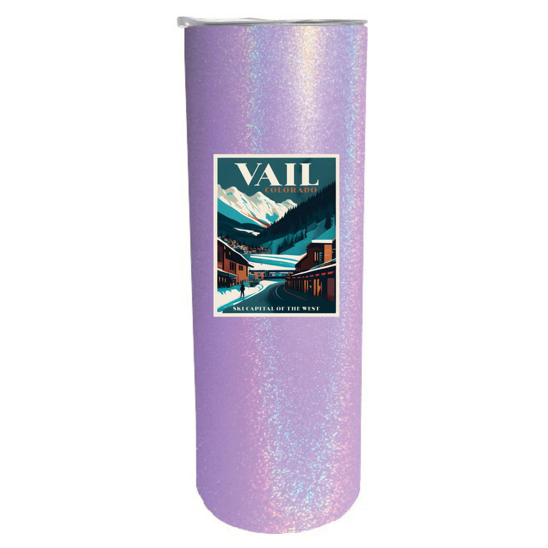 Vail Colorado Souvenir 20 oz Insulated Stainless Steel Skinny Tumbler Image 4