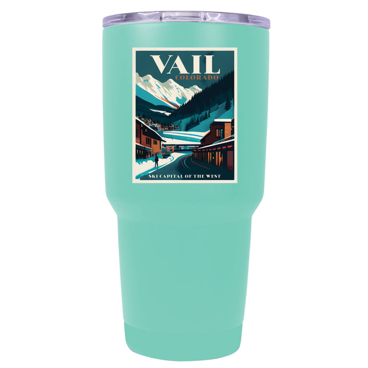 Vail Colorado Souvenir 24 oz Insulated Stainless Steel Tumbler Image 7