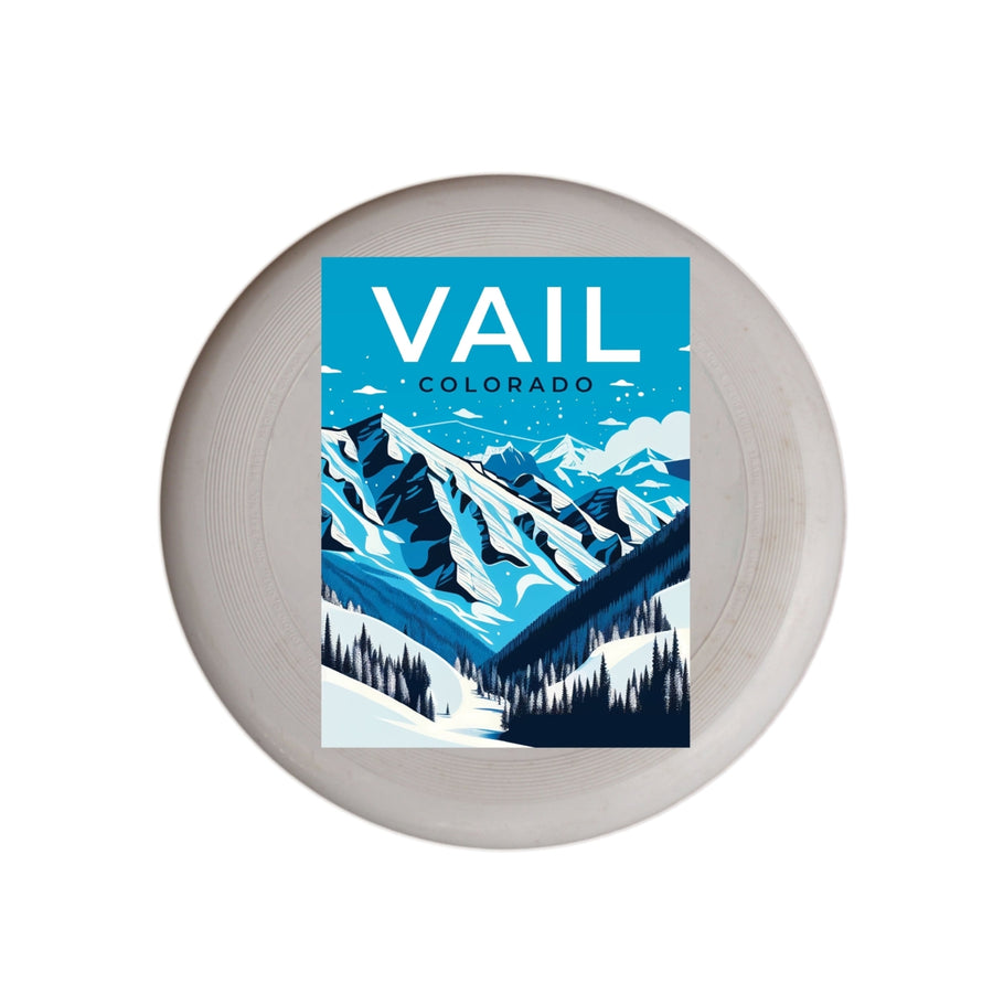 Vail Colorado Souvenir Frisbee Flying Disc Image 1