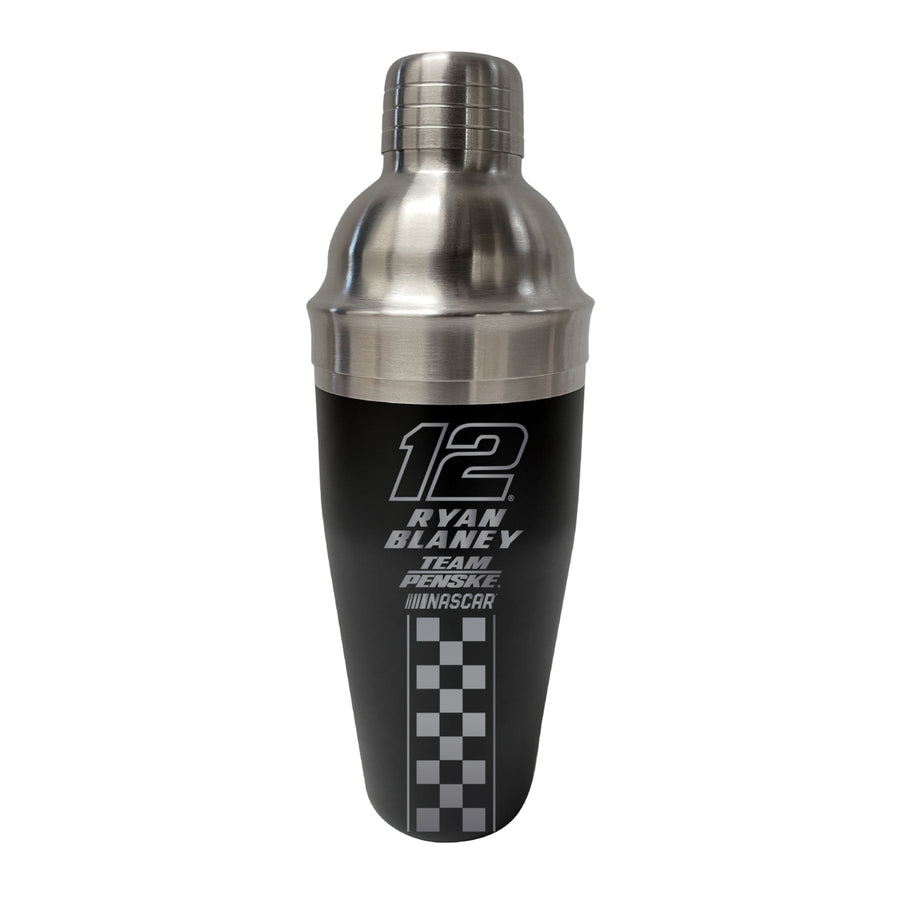 #12 Ryan Blaney NASCAR Officially Licensed Cocktail Shaker Image 1