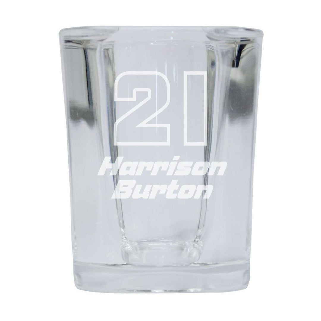 21 Harrison Burton Officially Licensed Square Shot Glass Image 1