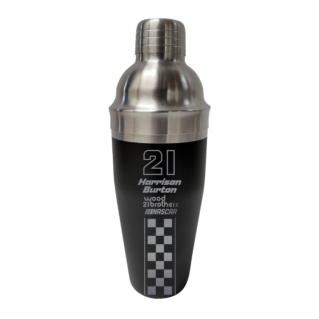 21 Harrison Burton NASCAR Officially Licensed Cocktail Shaker Image 1