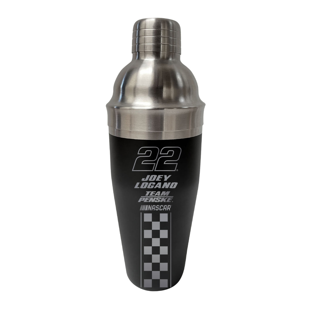 22 Joey Logano NASCAR Officially Licensed Cocktail Shaker Image 1