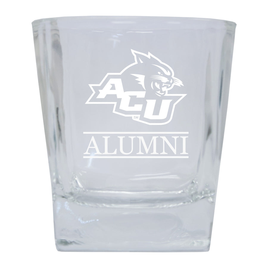 Abilene Christian University Alumni Elegance 10oz Etched Glass Tumbler Image 1