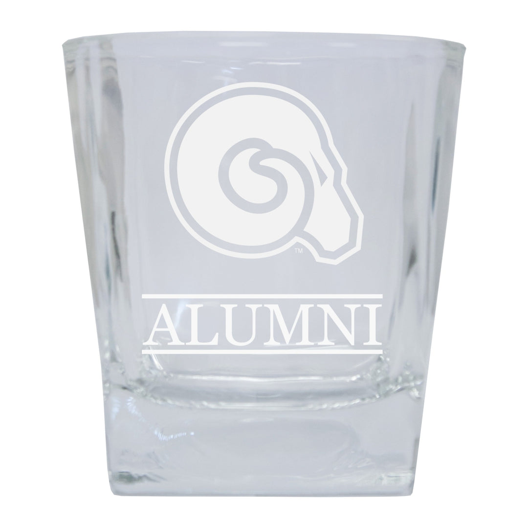 Albany State University Alumni Elegance 10oz Etched Glass Tumbler Image 1