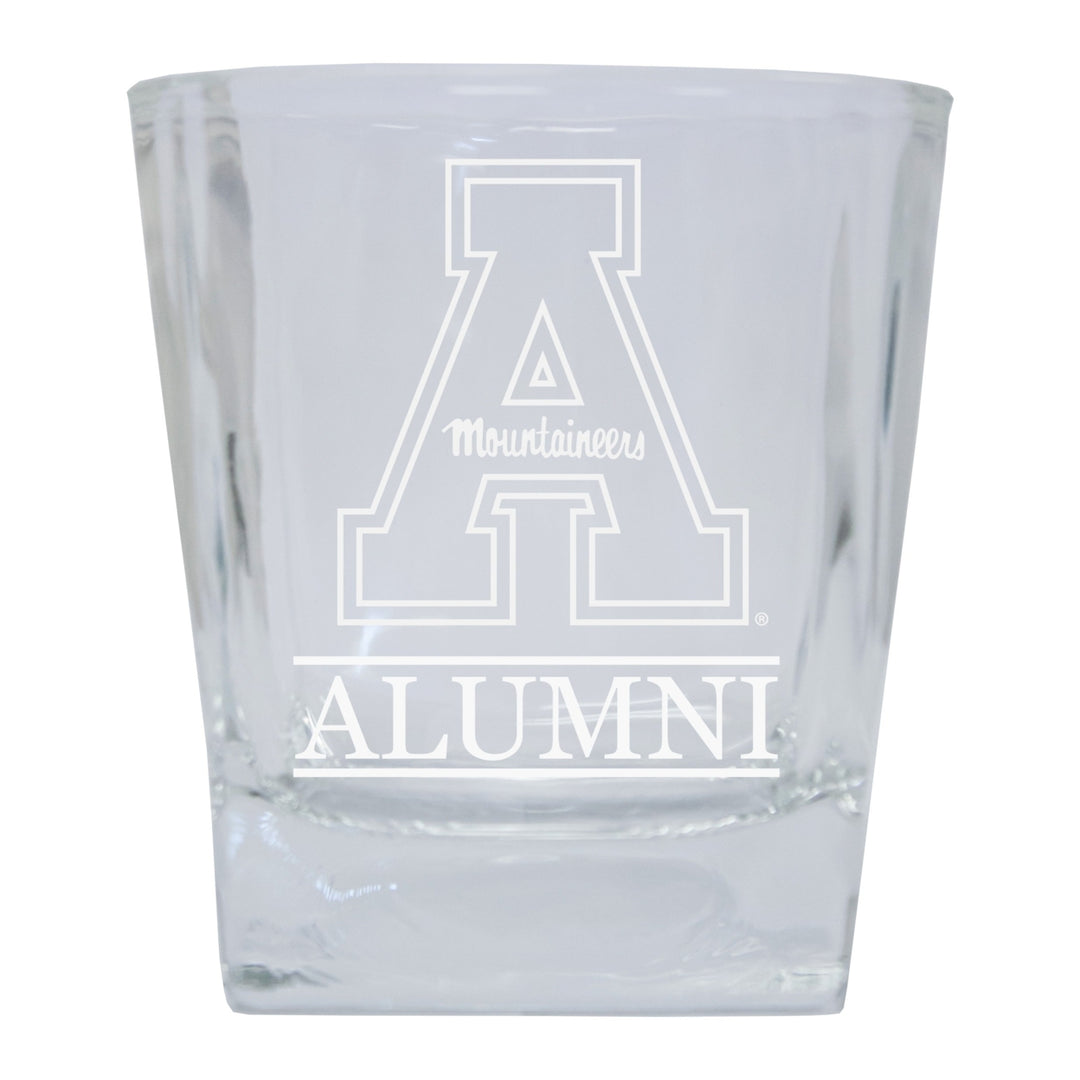 Appalachian State Alumni Elegance 10oz Etched Glass Tumbler Image 1