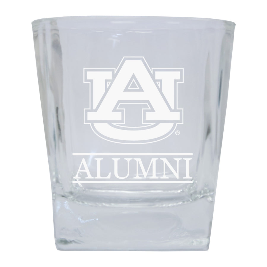 Auburn Tigers Alumni Elegance 10oz Etched Glass Tumbler Image 1