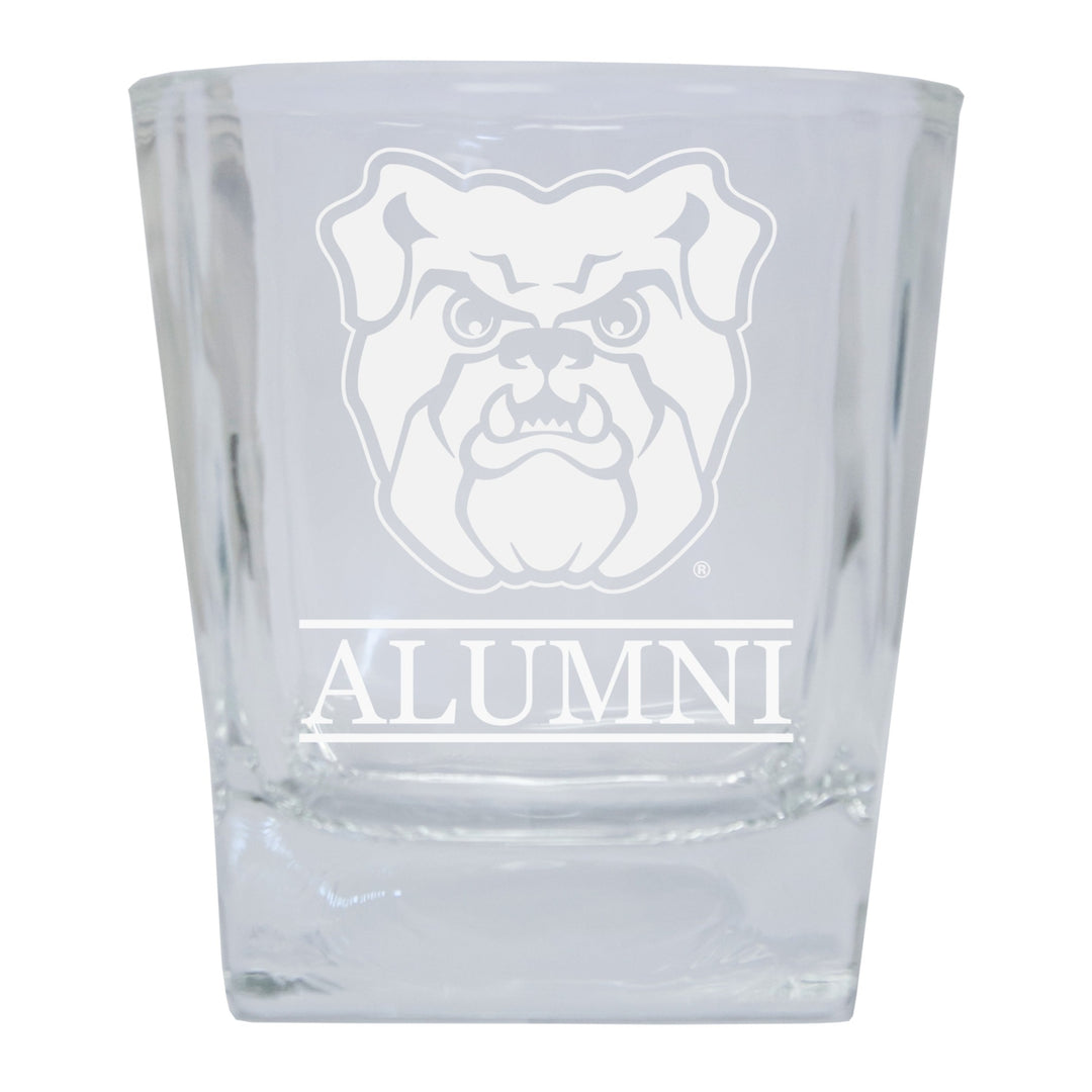 Butler Bulldogs Alumni Elegance 10oz Etched Glass Tumbler Image 1