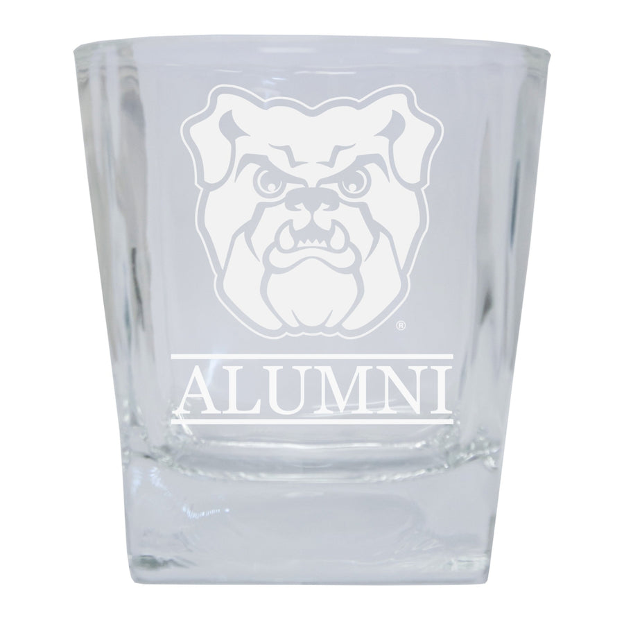 Butler Bulldogs Alumni Elegance 10oz Etched Glass Tumbler Image 1