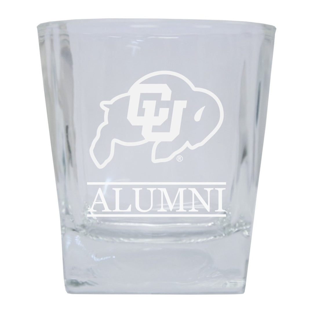 Colorado Buffaloes Alumni Elegance 10oz Etched Glass Tumbler Image 1