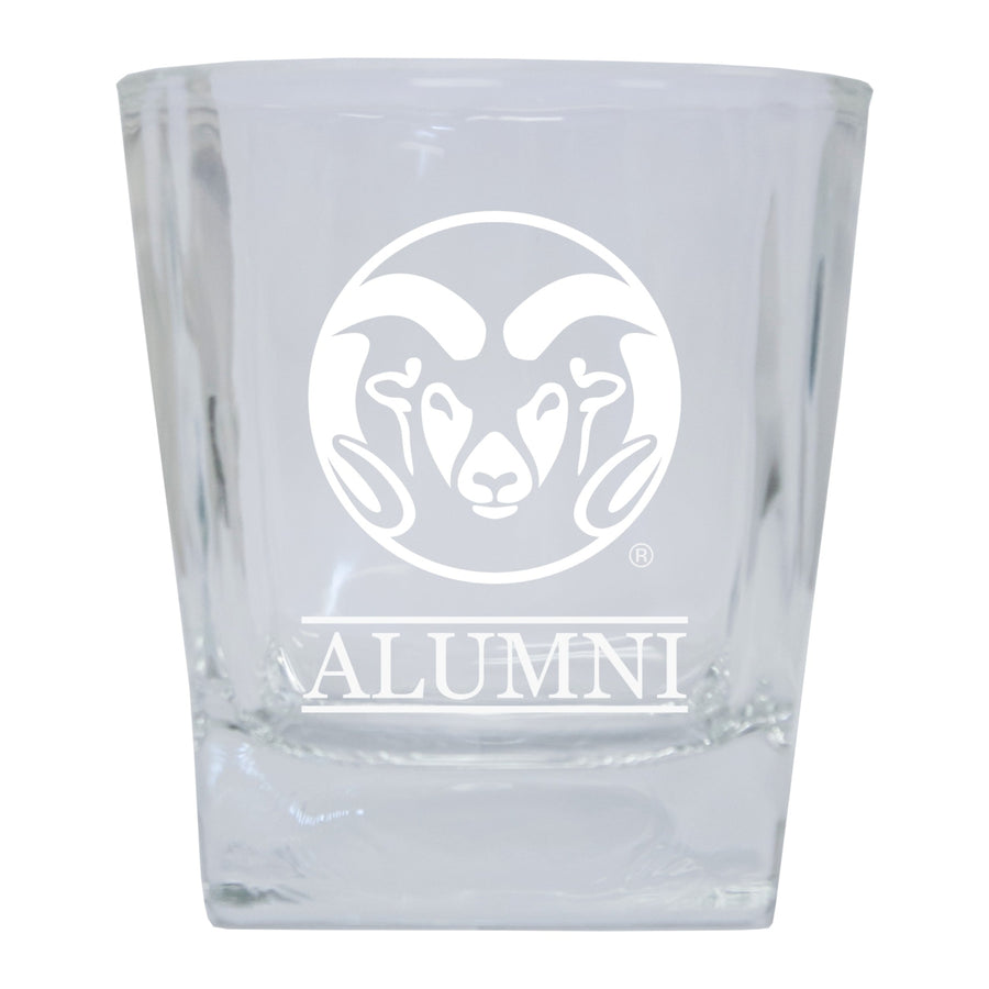 Colorado State Rams Alumni Elegance 10oz Etched Glass Tumbler Image 1