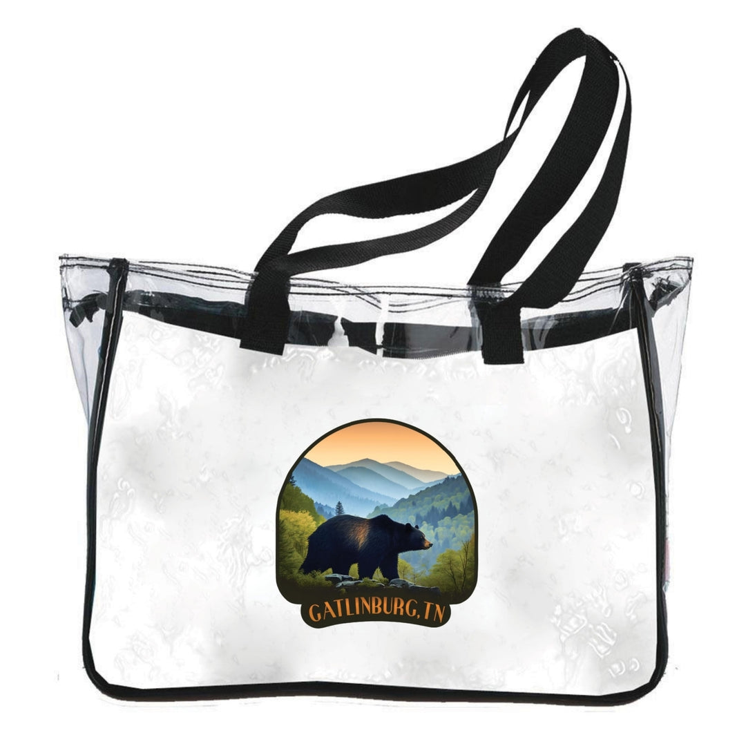 Gatlinburg Tennessee Souvenir Clear Tote Bag Image 1