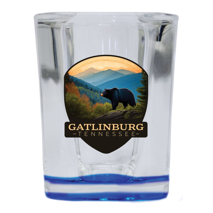 Gatlinburg Tennessee Souvenir 2.5 Ounce Shot Glass Square Image 3