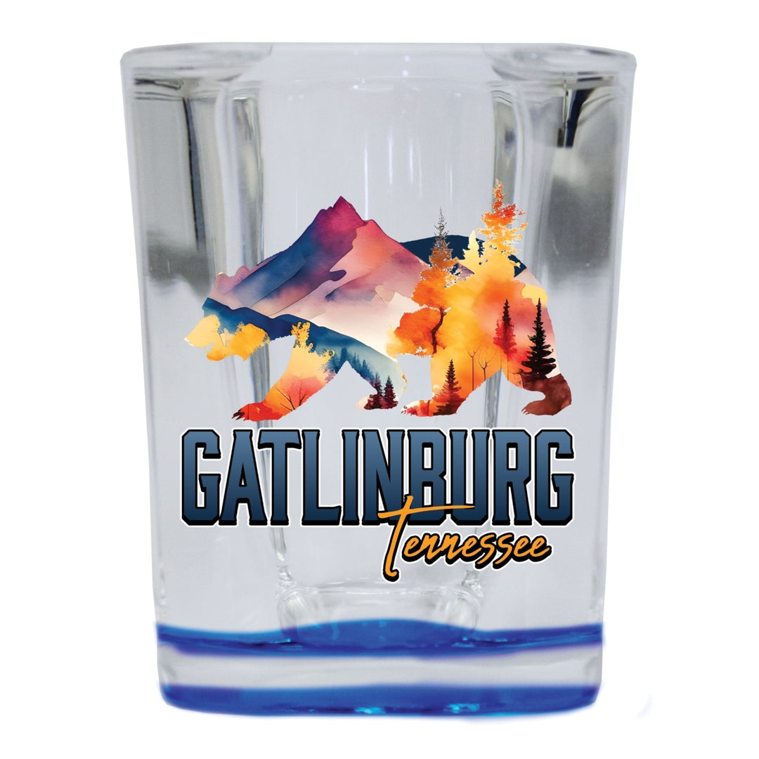 Gatlinburg Tennessee Souvenir 2.5 Ounce Shot Glass Square Image 4