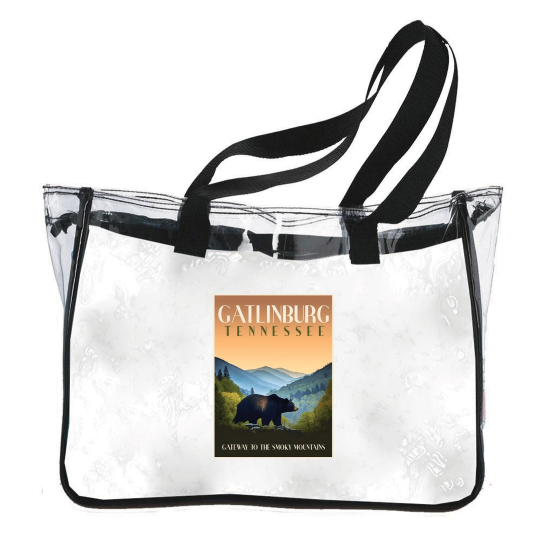 Gatlinburg Tennessee Souvenir Clear Tote Bag Image 2