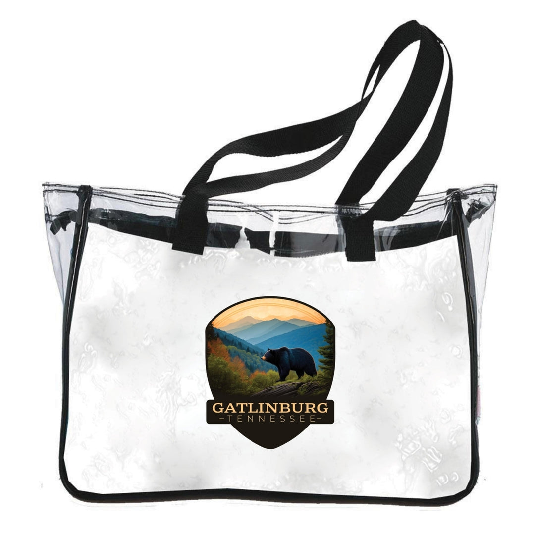 Gatlinburg Tennessee Souvenir Clear Tote Bag Image 3