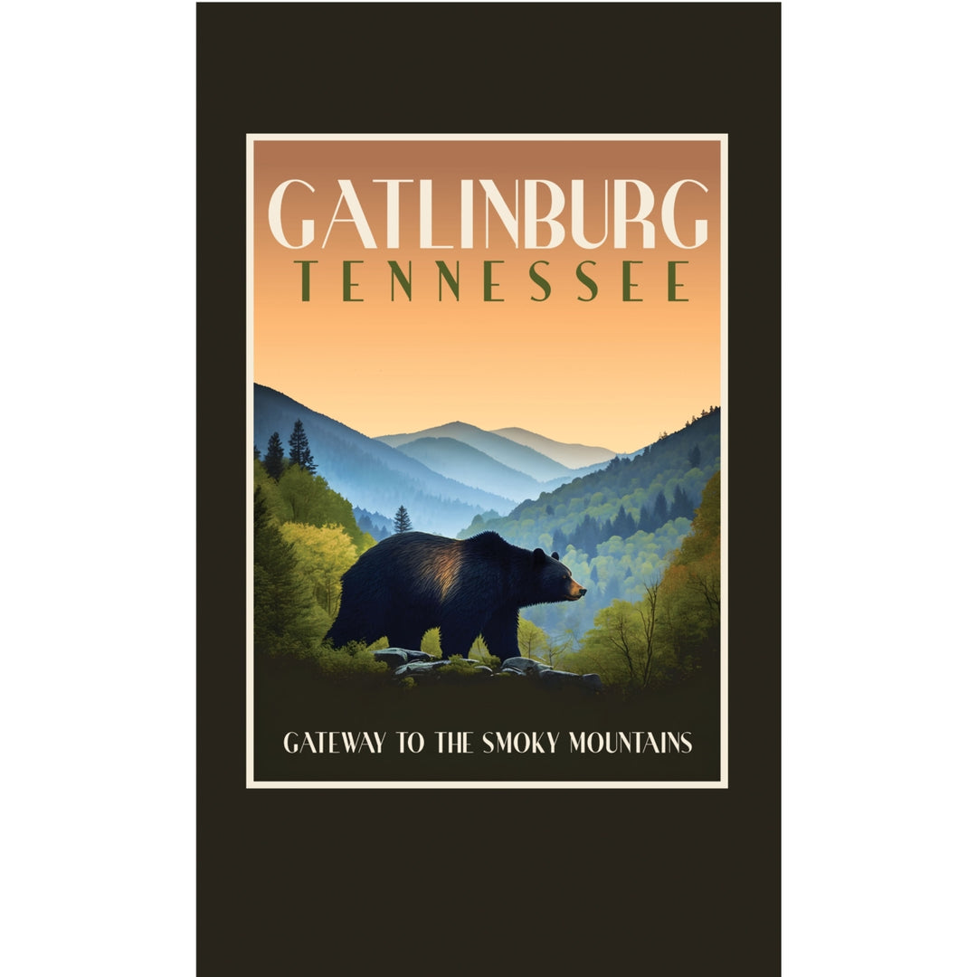 Gatlinburg Tennessee Souvenir Metal Sign-Wall Poster Image 2