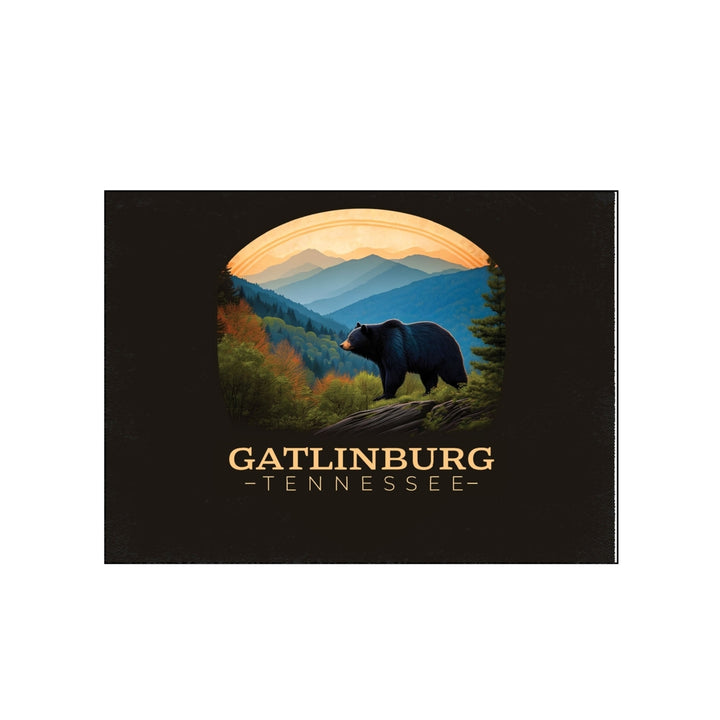 Gatlinburg Tennessee Souvenir Wood sign with frame 5x7 Image 3