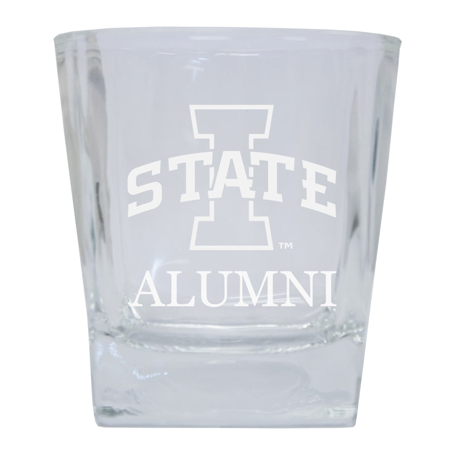 Iowa State Cyclones Alumni Elegance 10oz Etched Glass Tumbler Image 1