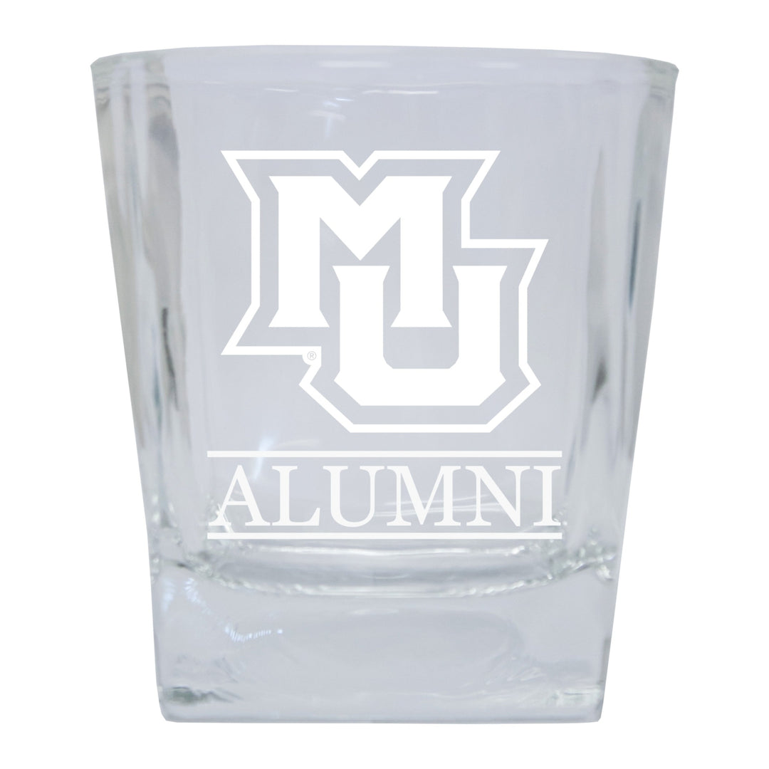 Marquette Golden Eagles Alumni Elegance 10oz Etched Glass Tumbler Image 1