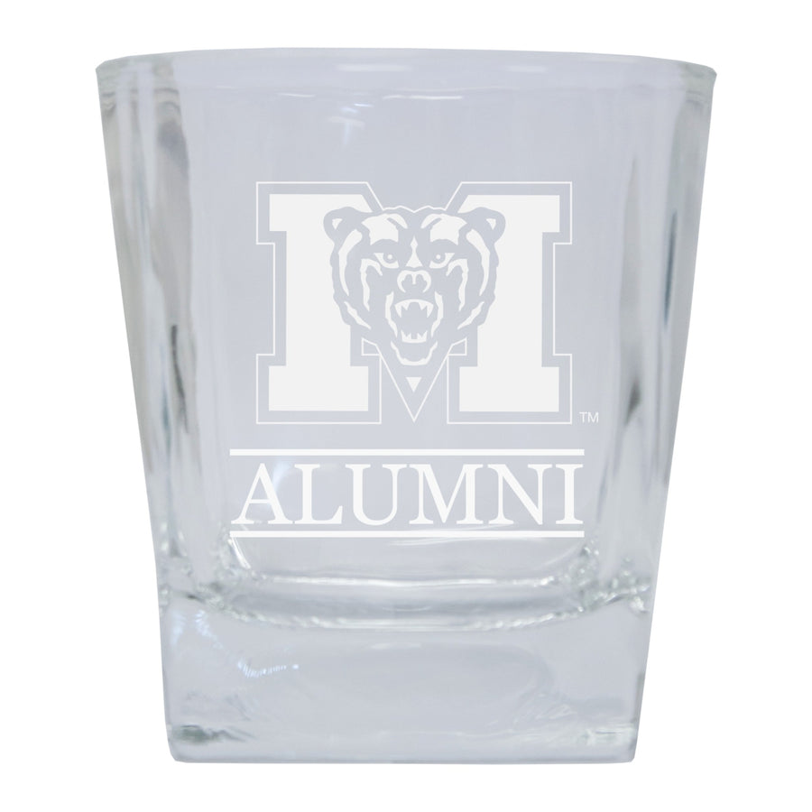 Mercer University Alumni Elegance 10oz Etched Glass Tumbler Image 1