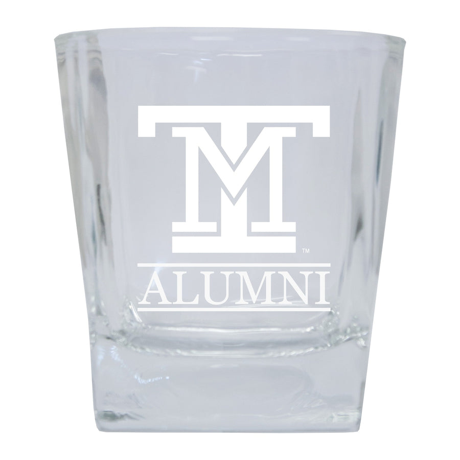 Montana Tech Alumni Elegance 10oz Etched Glass Tumbler Image 1