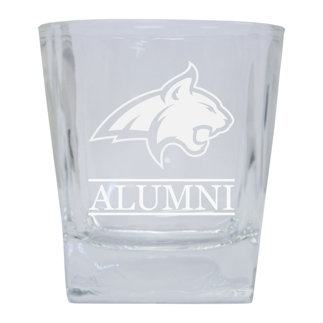 Montana State Bobcats Alumni Elegance 10oz Etched Glass Tumbler Image 1