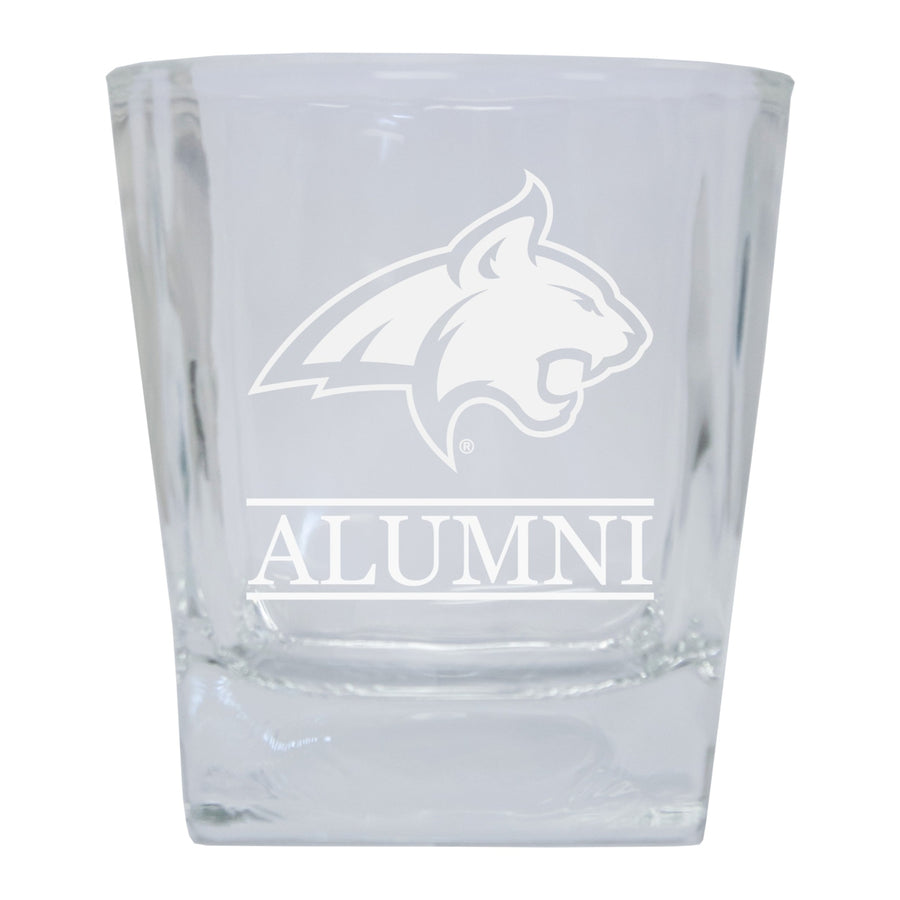 Montana State Bobcats Alumni Elegance 10oz Etched Glass Tumbler Image 1