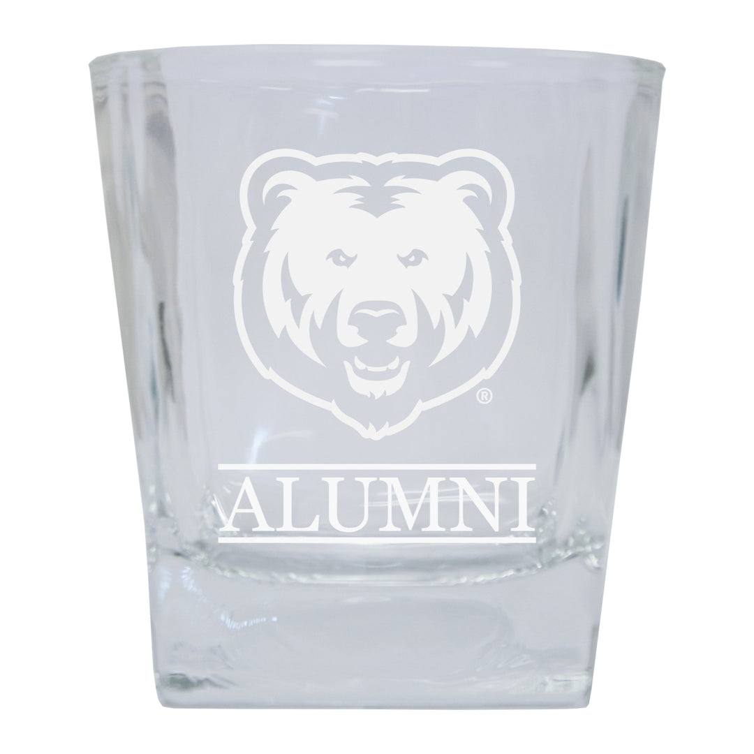 Northern Colorado Bears Alumni Elegance 10oz Etched Glass Tumbler Image 1