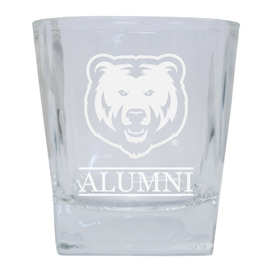 Northern Colorado Bears Alumni Elegance 10oz Etched Glass Tumbler Image 1