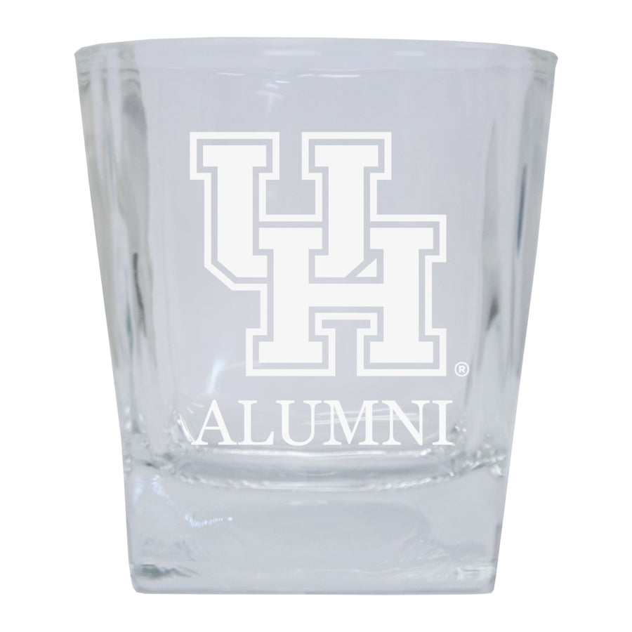 University of Houston Alumni Elegance 10oz Etched Glass Tumbler Image 1