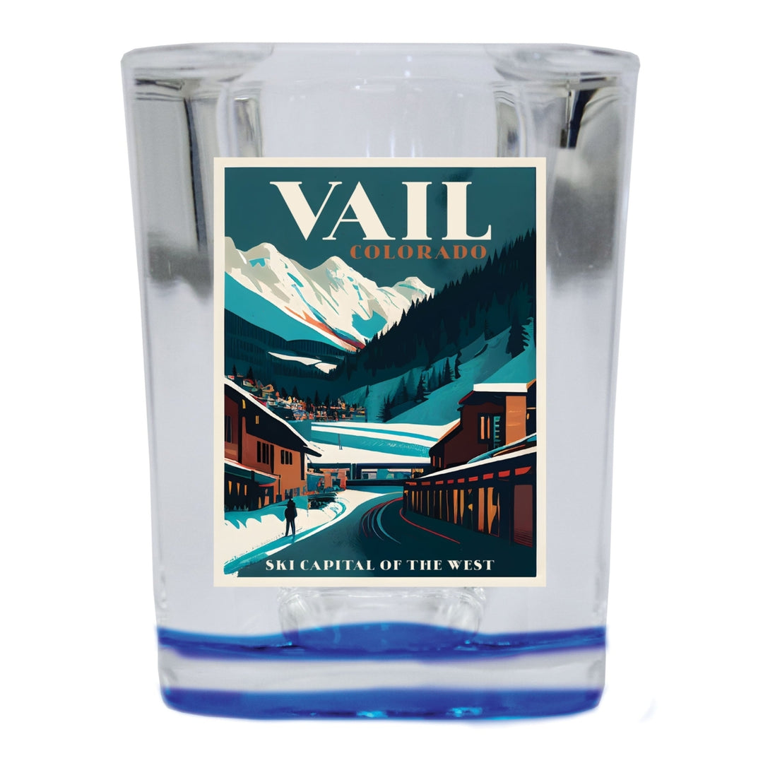 Vail Colorado Souvenir 2.5 Ounce Shot Glass Square Image 2