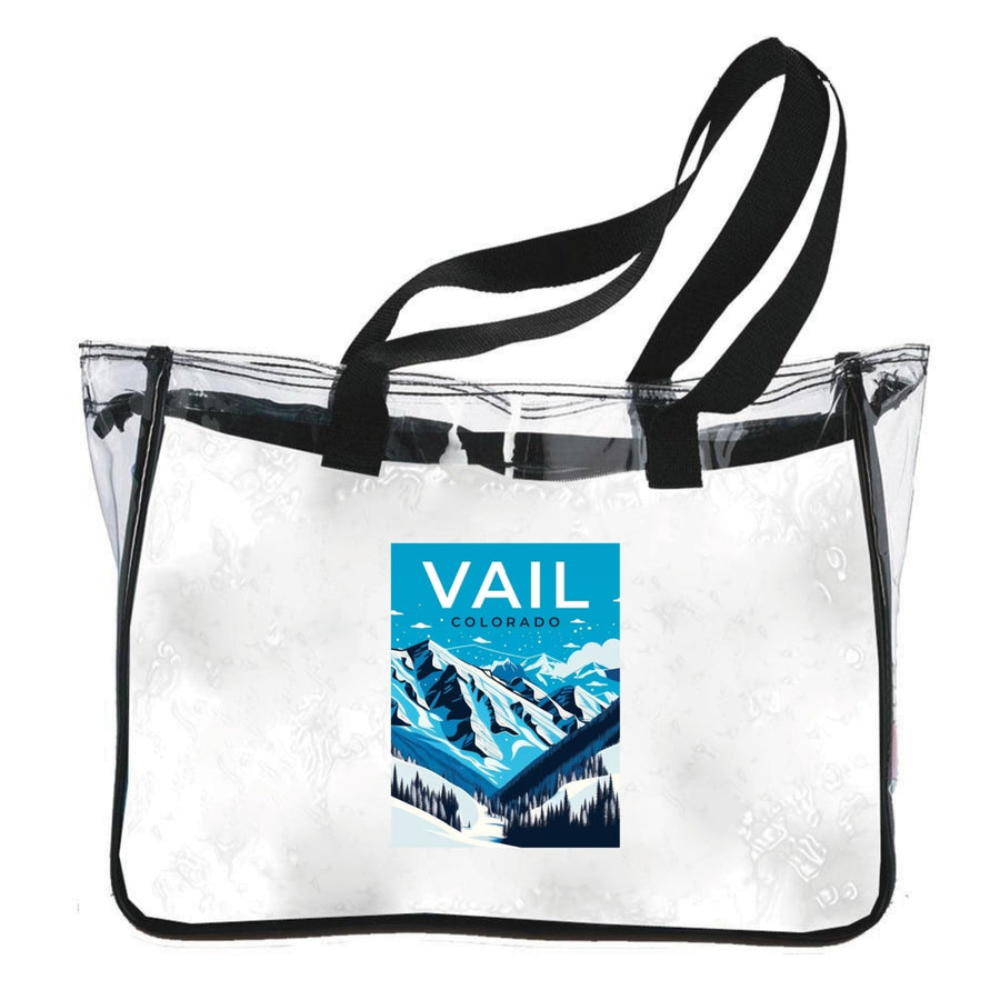 Vail Colorado Souvenir Clear Tote Bag Image 1