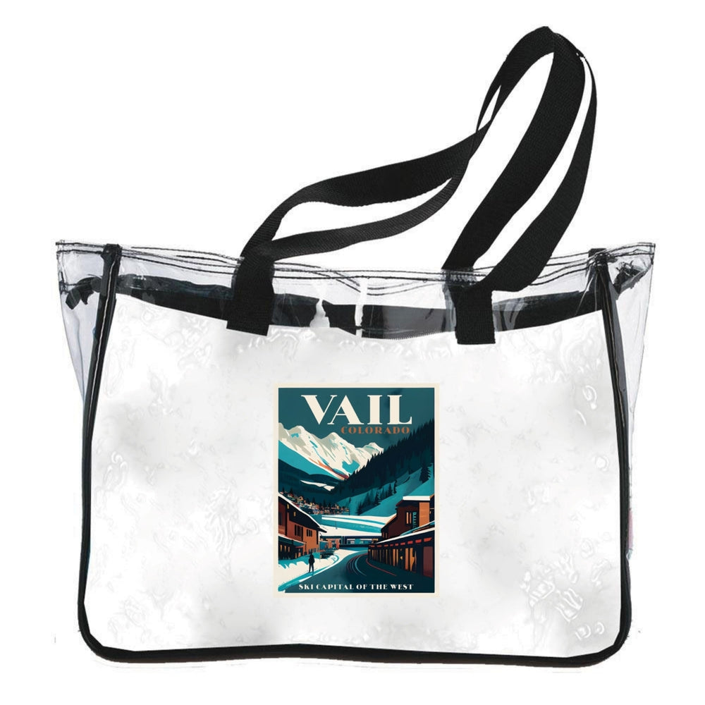 Vail Colorado Souvenir Clear Tote Bag Image 2