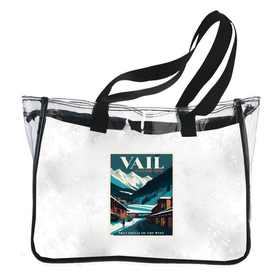 Vail Colorado Souvenir Clear Tote Bag Image 1