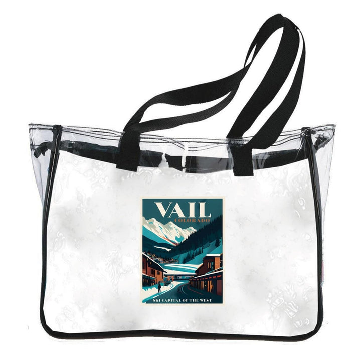 Vail Colorado Souvenir Clear Tote Bag Image 1