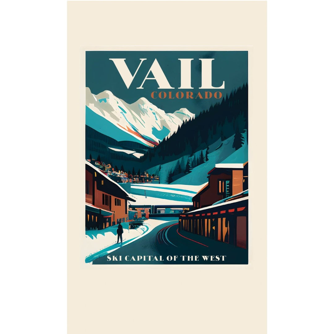 Vail Colorado Souvenir Metal Sign-Wall Poster Image 1