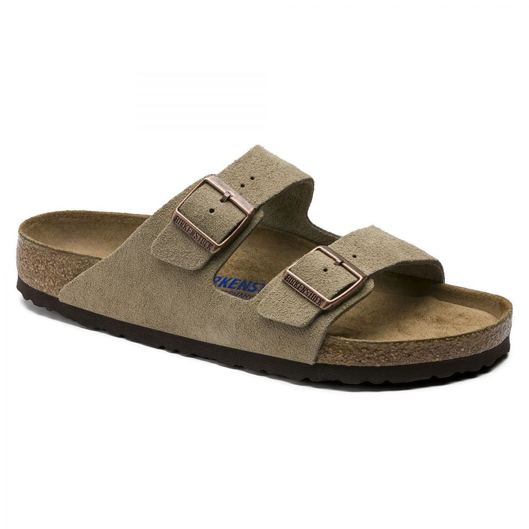 BIRKENSTOCK Unisex Arizona Soft Taupe Suede - 0951301 and 0951303 TAUPE SUEDE Image 1