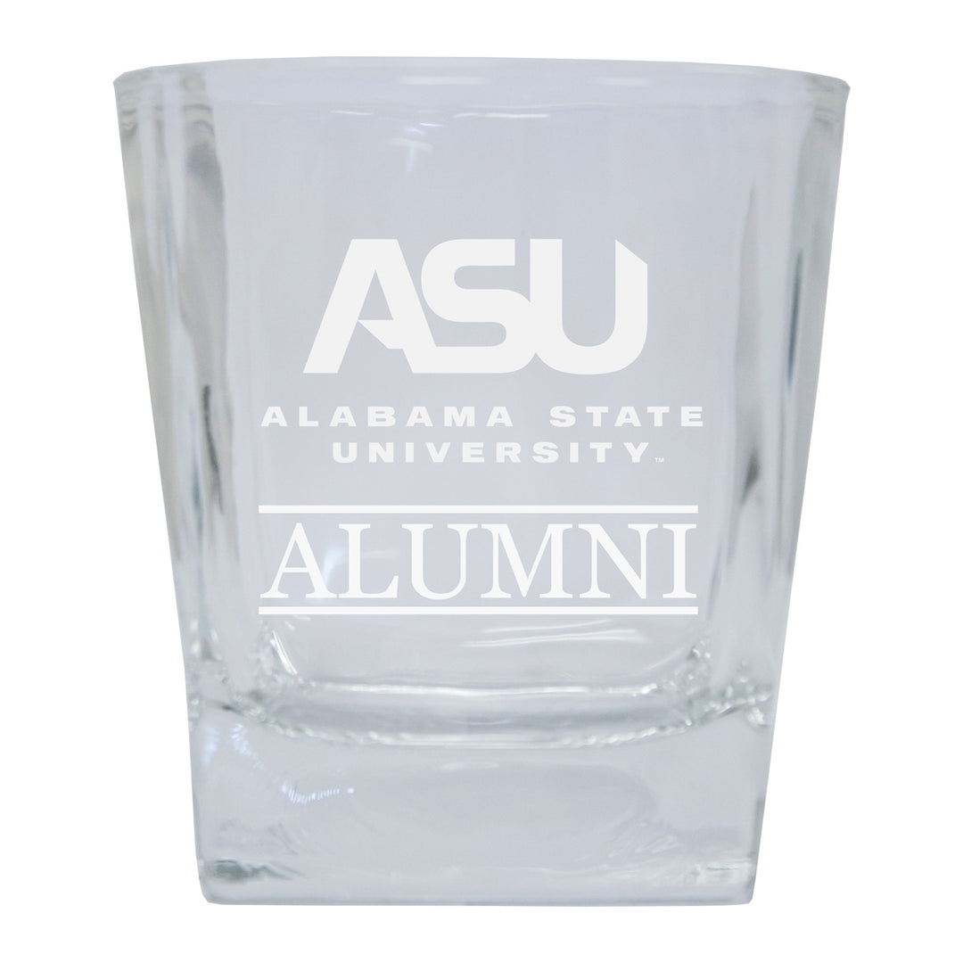 Alabama State University Alumni Elegance - 5 oz Etched Shooter Glass Tumbler Image 1