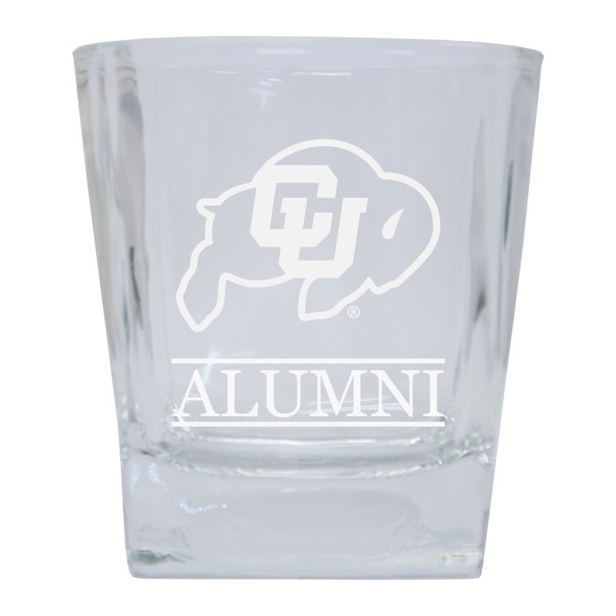 Colorado Buffaloes Alumni Elegance - 5 oz Etched Shooter Glass Tumbler Image 1