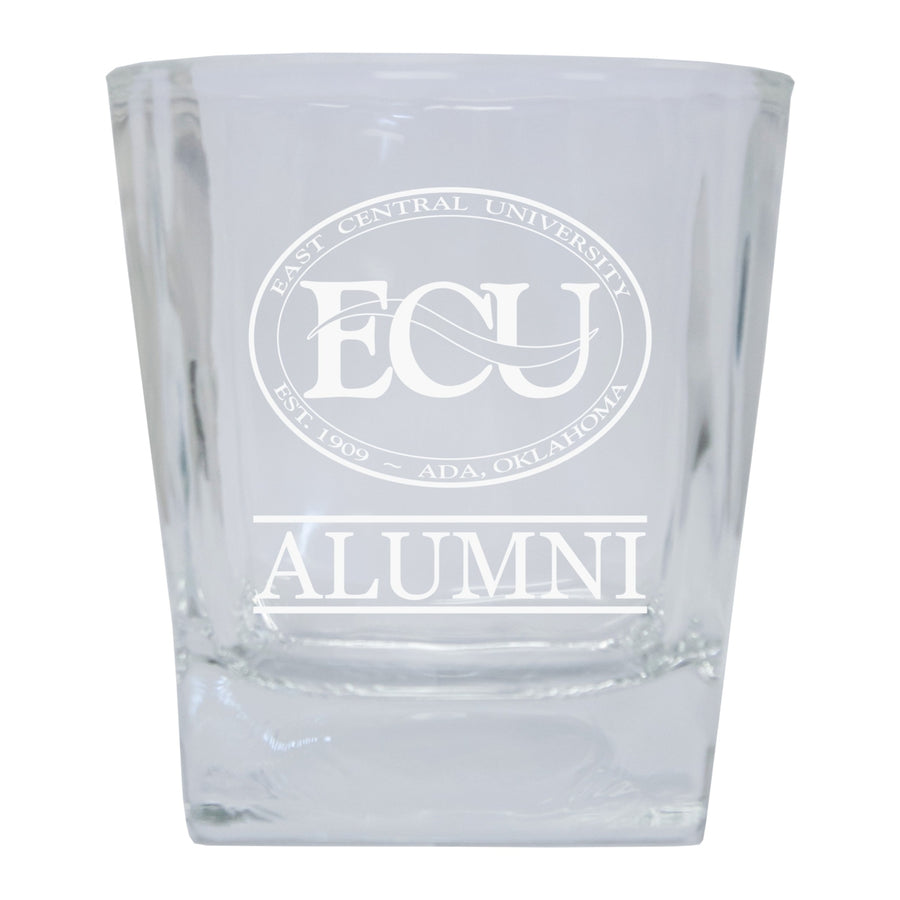 East Central University Tigers Alumni Elegance - 5 oz Etched Shooter Glass Tumbler Image 1