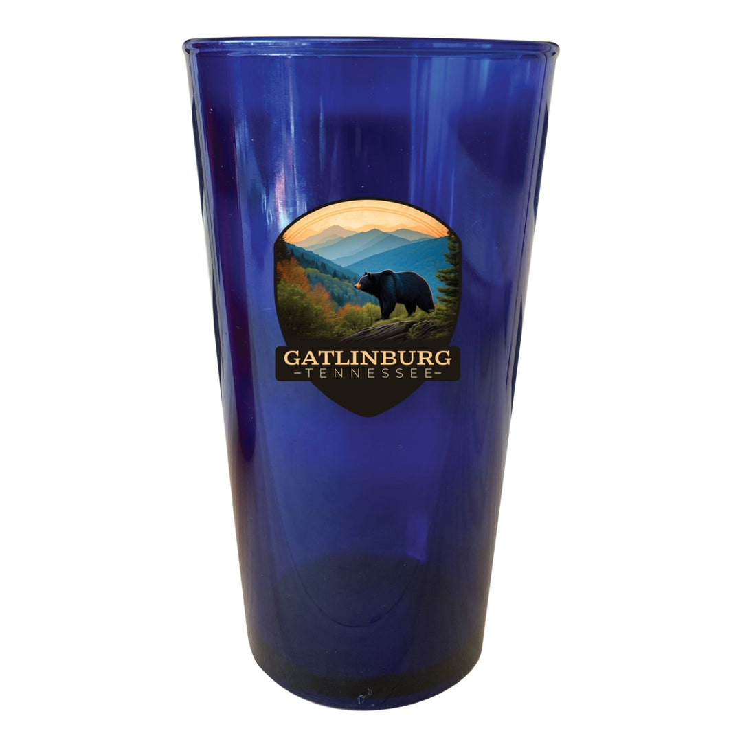 Gatlinburg Tennessee Souvenir Plastic 16 oz Pint Image 1