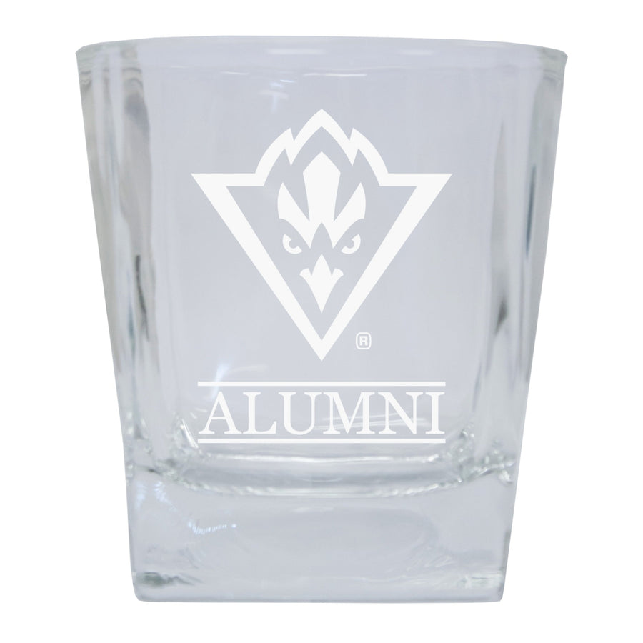 North Carolina Wilmington Seahawks Alumni Elegance 10oz Etched Glass Tumbler Image 1