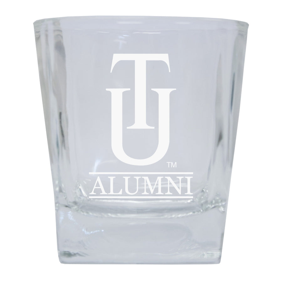 Tuskegee University Alumni Elegance 10oz Etched Glass Tumbler Image 1