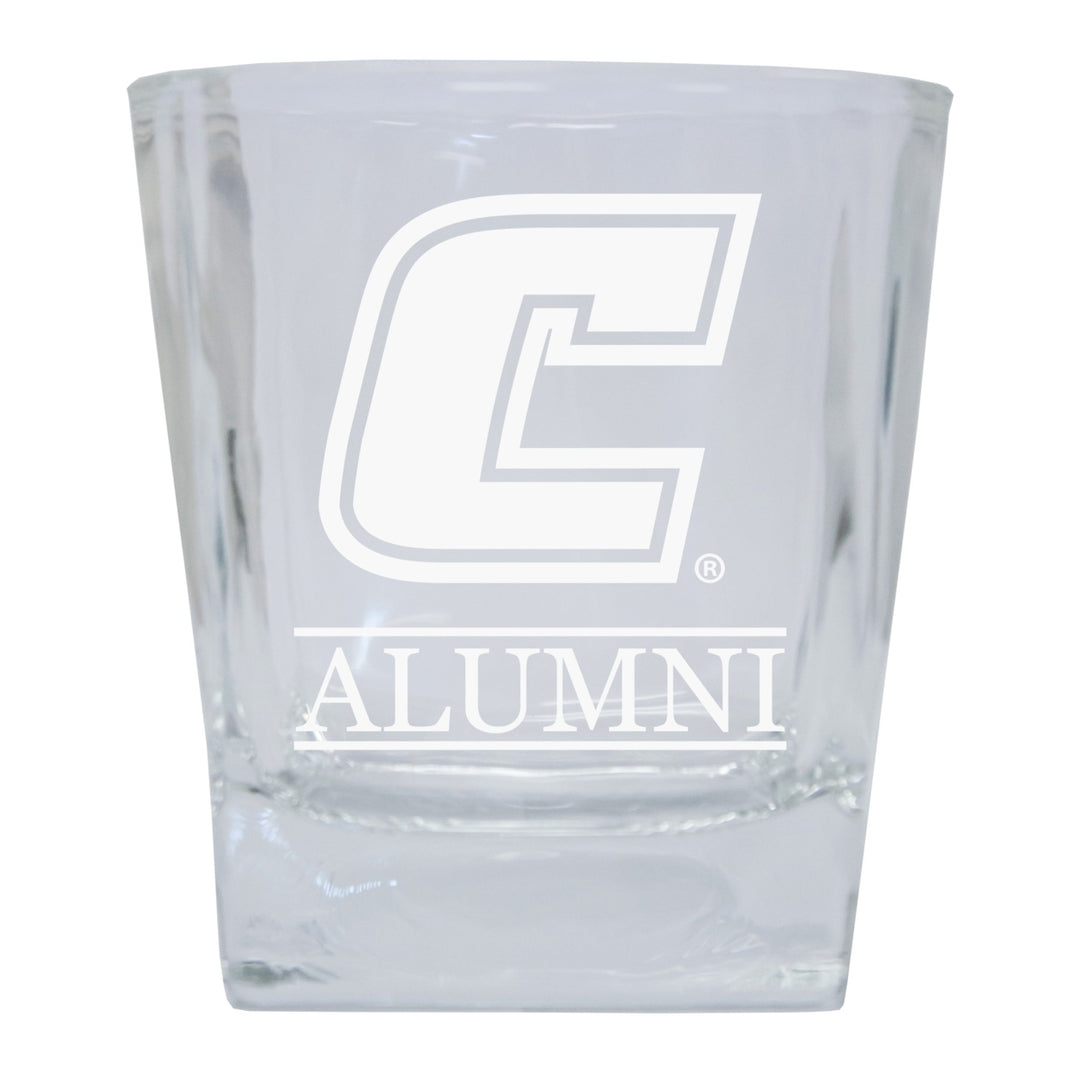 University of Tennessee at Chattanooga Alumni Elegance 10oz Etched Glass Tumbler Image 1