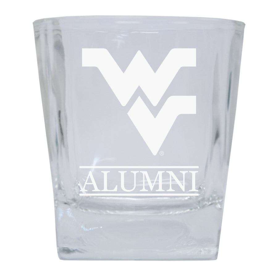 West Virginia Mountaineers Alumni Elegance 10oz Etched Glass Tumbler Image 1