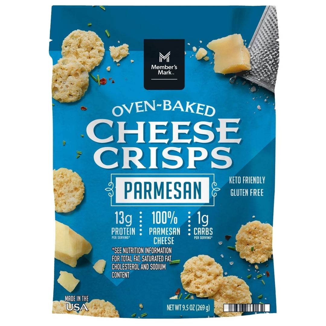 Members Mark Oven-Baked Parmesan Crisps (9.5 Ounce) Image 1